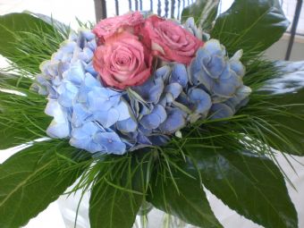BOUQUET COMPATTO ORTENSIA